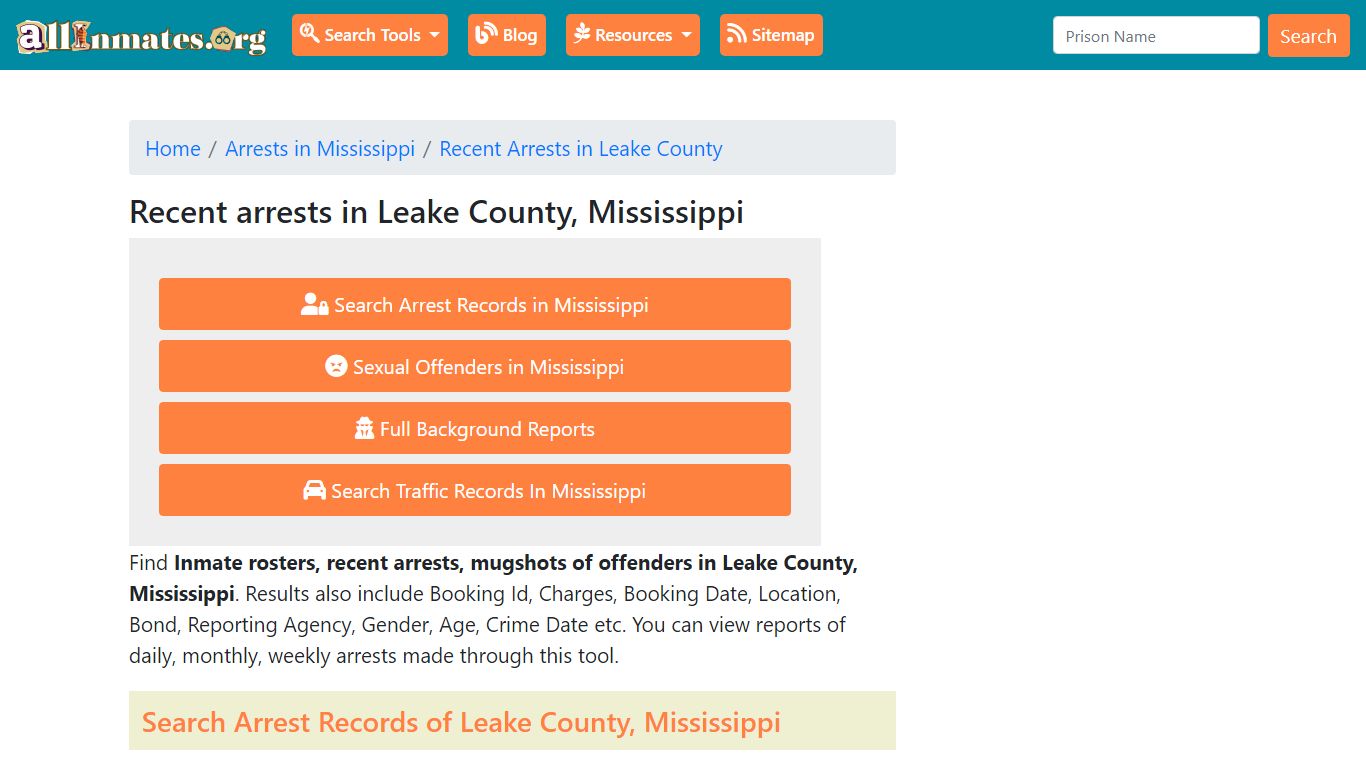 Recent arrests in Leake County, Mississippi | Mugshots, Rosters ...